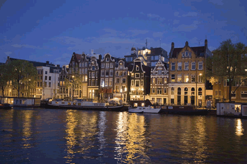 Amsterdam di notte